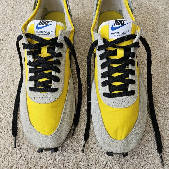 Mens Nike Undercover Yellow Daybreak Sneakers Citron sz 12 - Picture 5 of 16